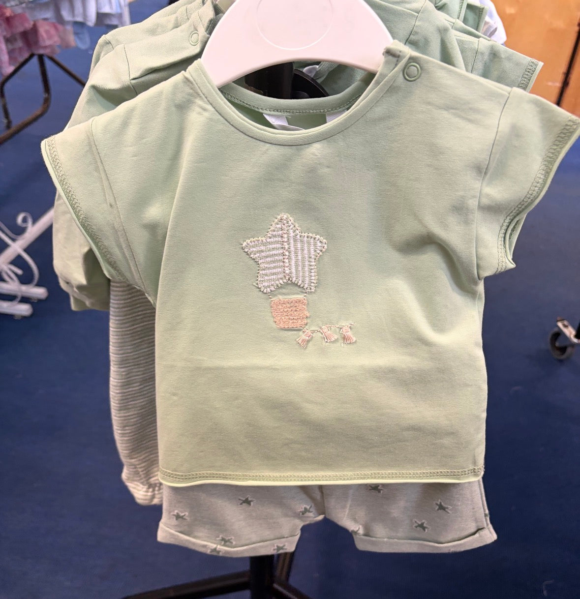 Mayoral sage Green short set