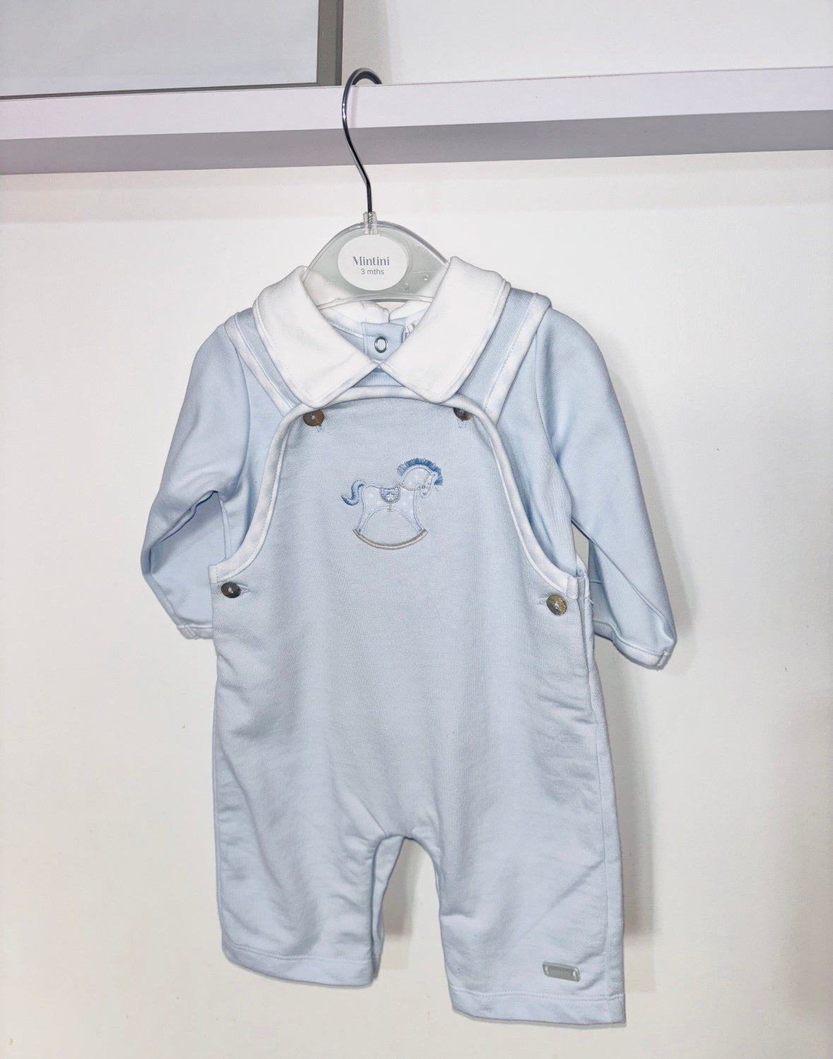Mintini Rocking Horse Dungaree Set