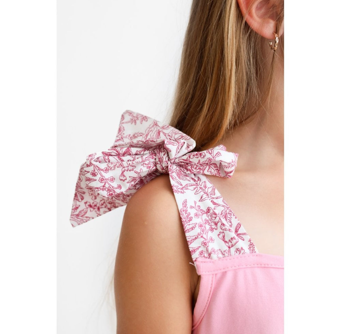 Emmie Pink Frill Shorts Set