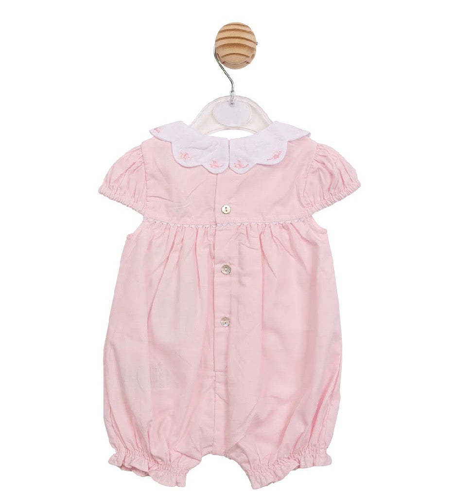 Mintini Pink Frill Romper