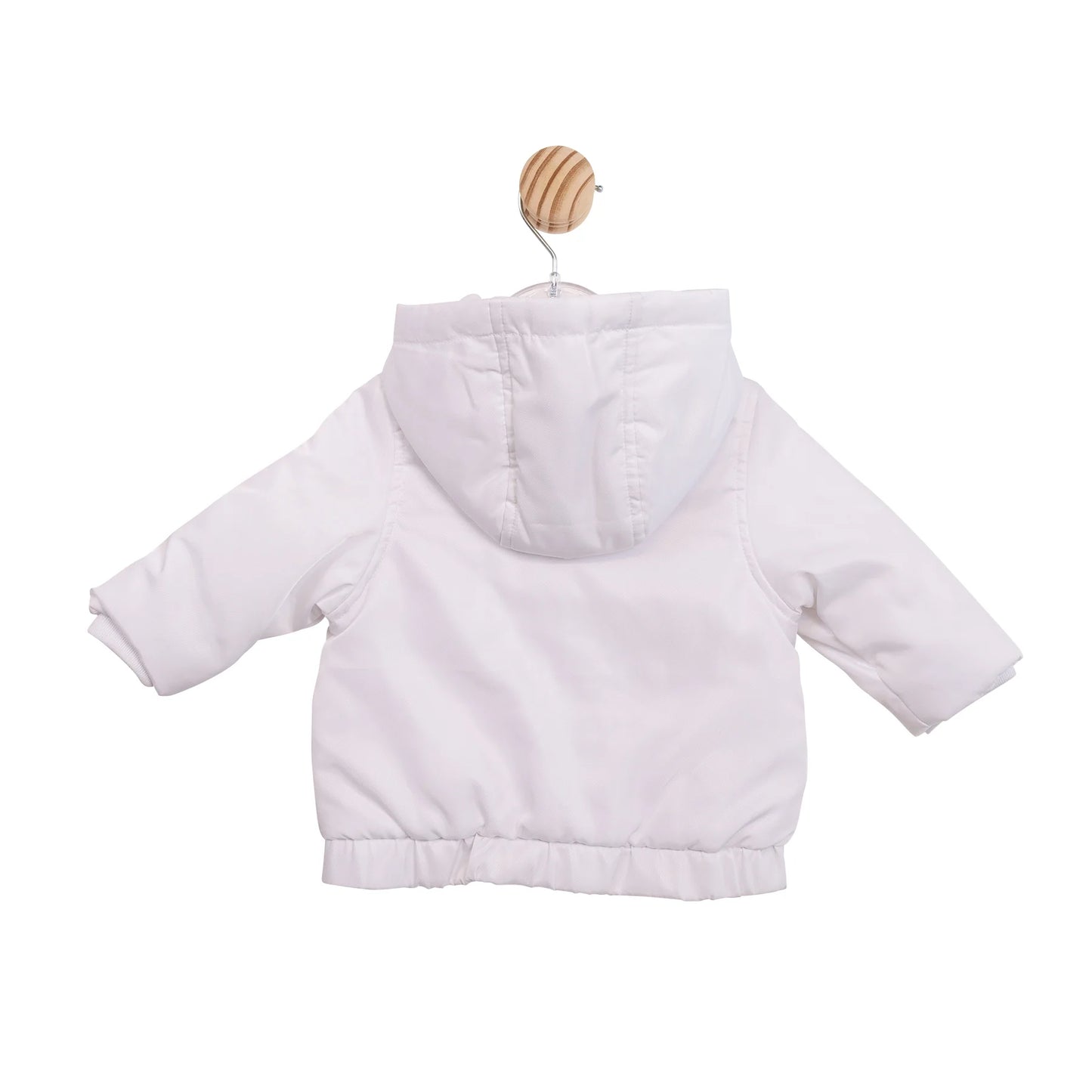 Mintini White with Blue Stripe Coat