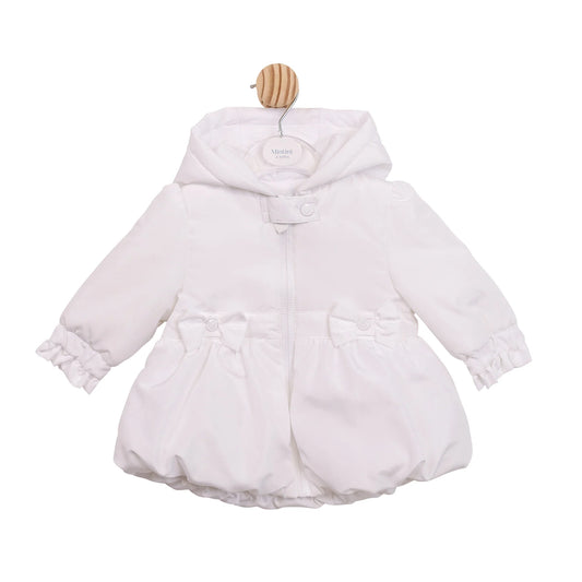 Mintini White Bow Coat