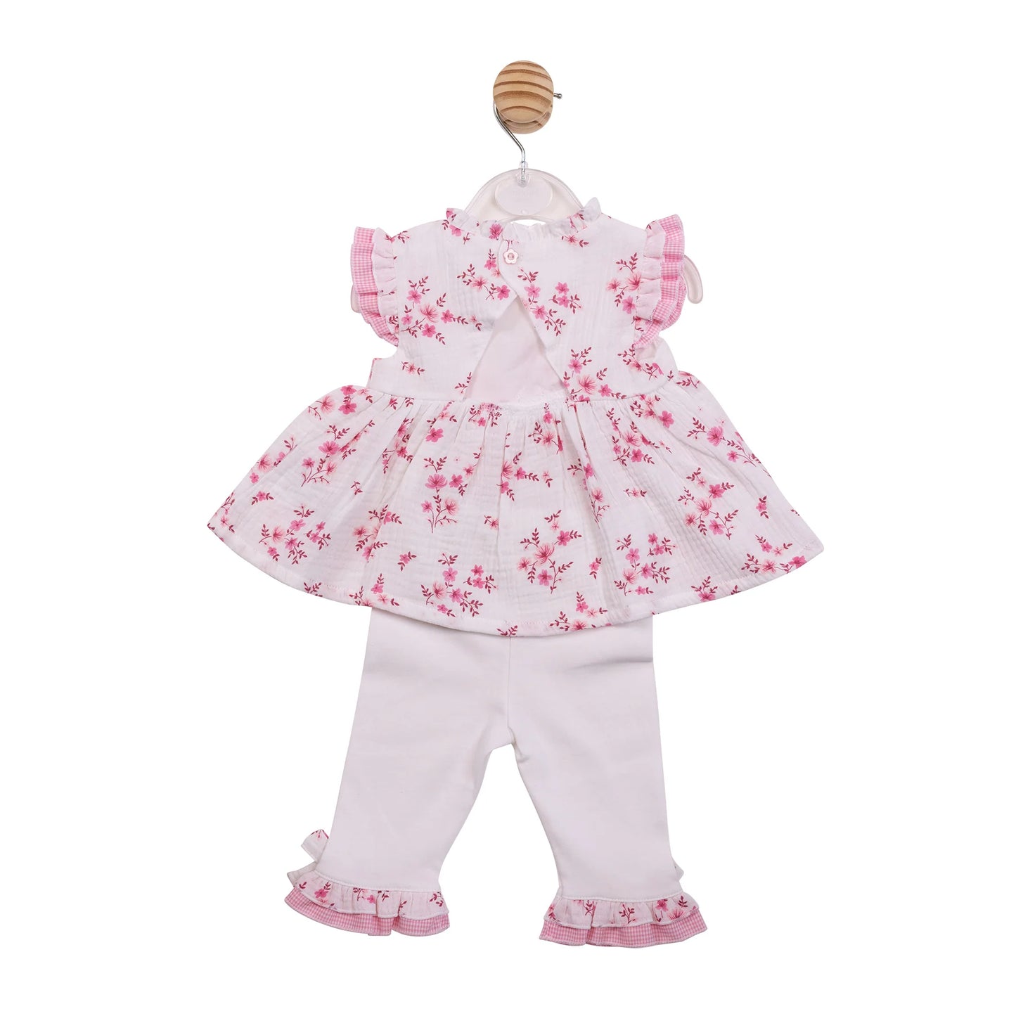 Mintini Pink Floral Tunic & Legging Set