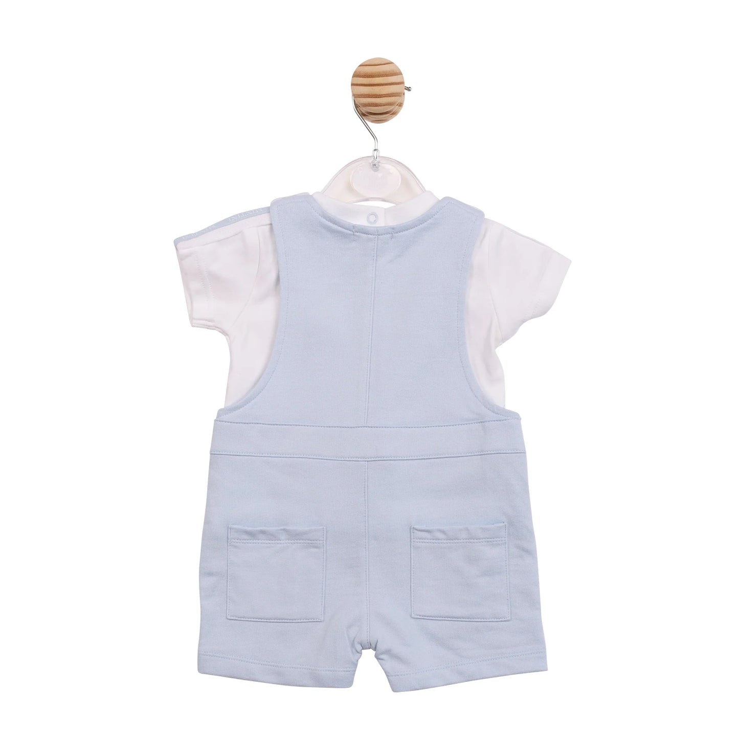 Mintini Blue Dungaree Set