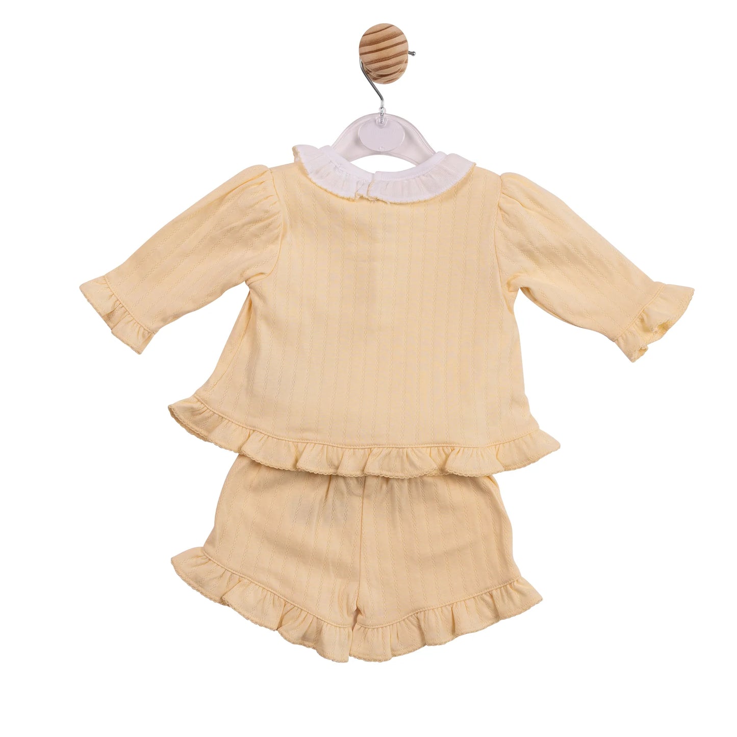 Mintini Lemon Top Short & Cardigan