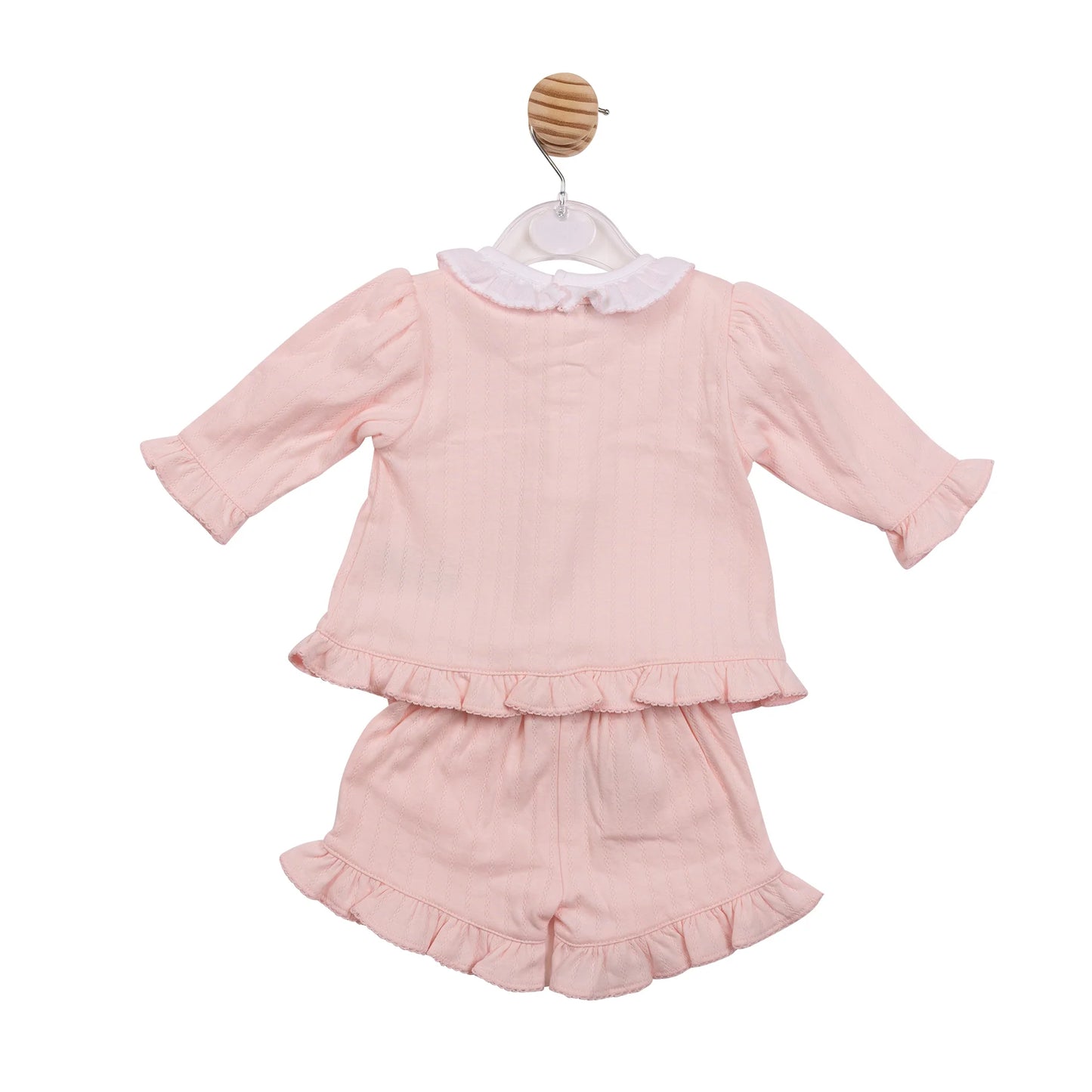 Mintini Pink Top Short & Cardigan