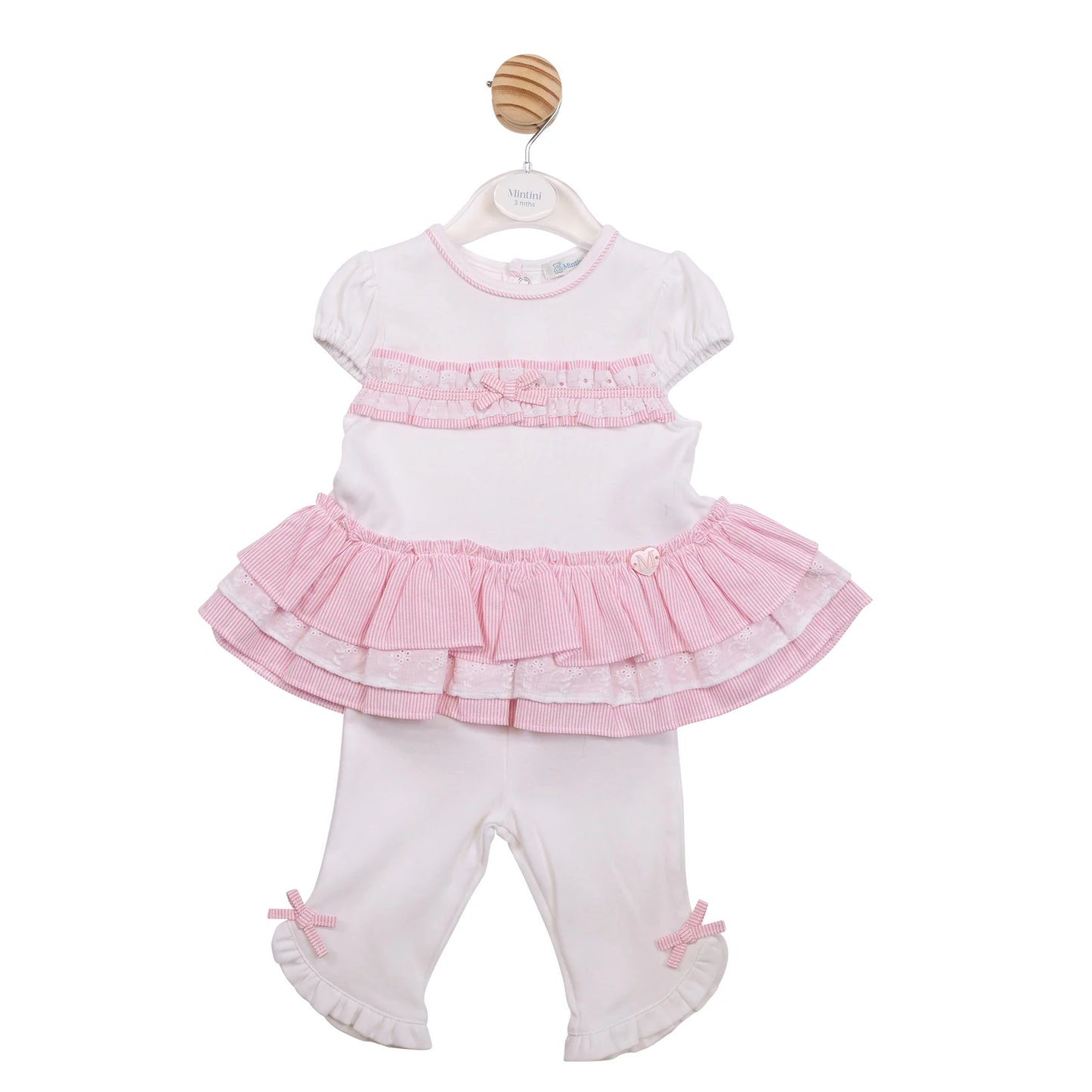 Mintini Pink Tunic & Legging Set