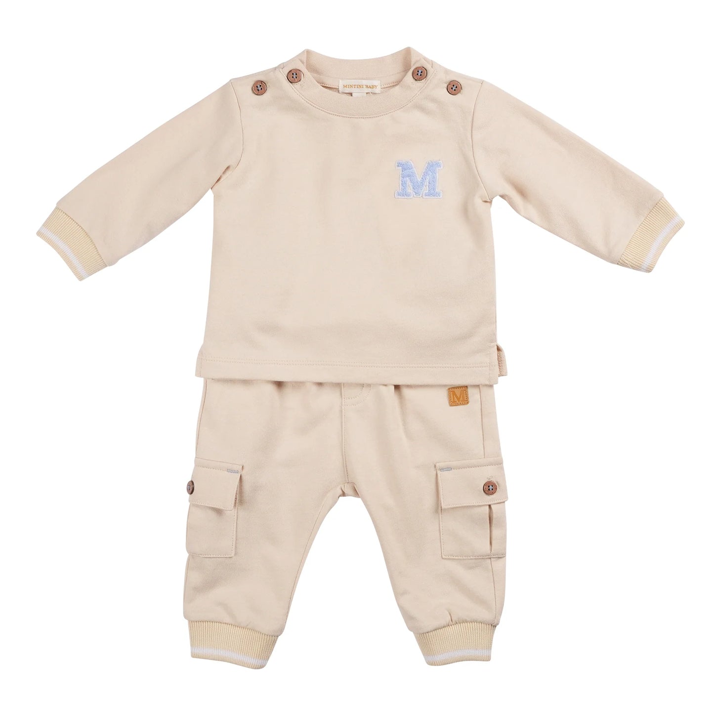 Mintini Beige Jog suit