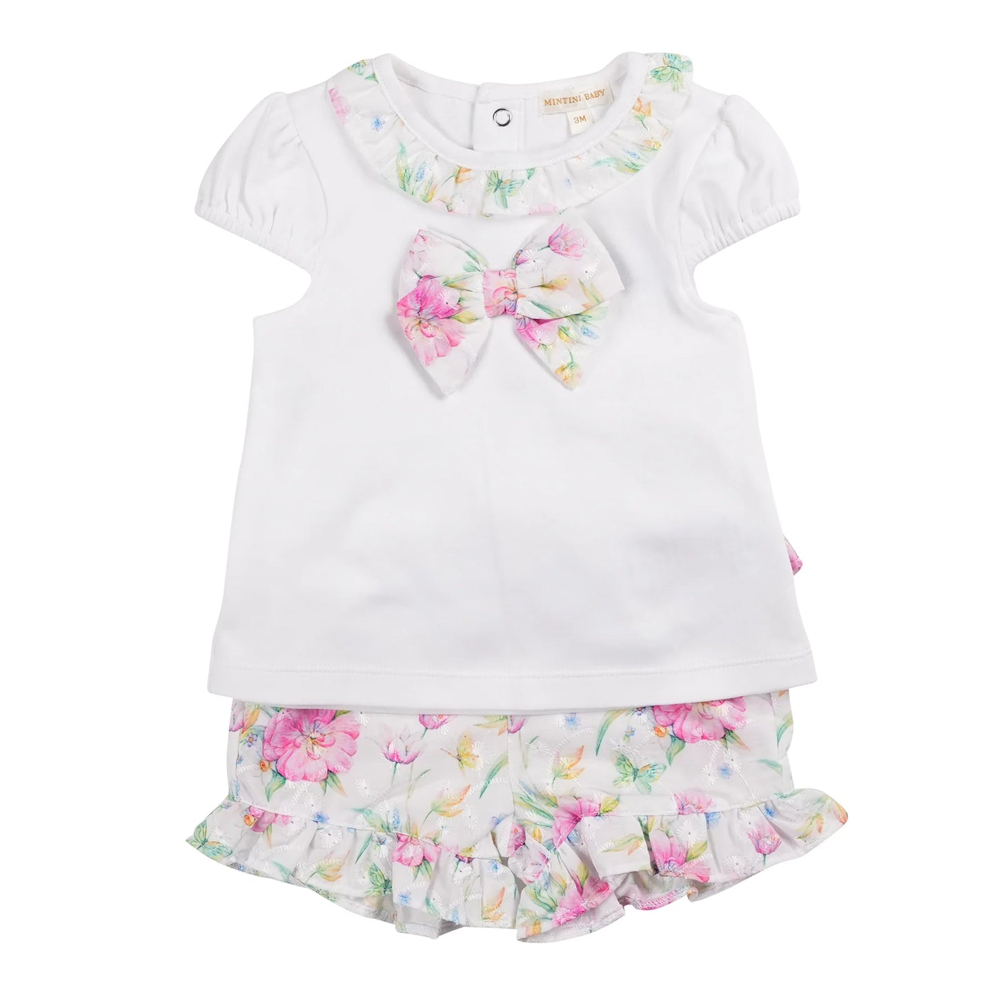 Mintini Floral Shorts Set