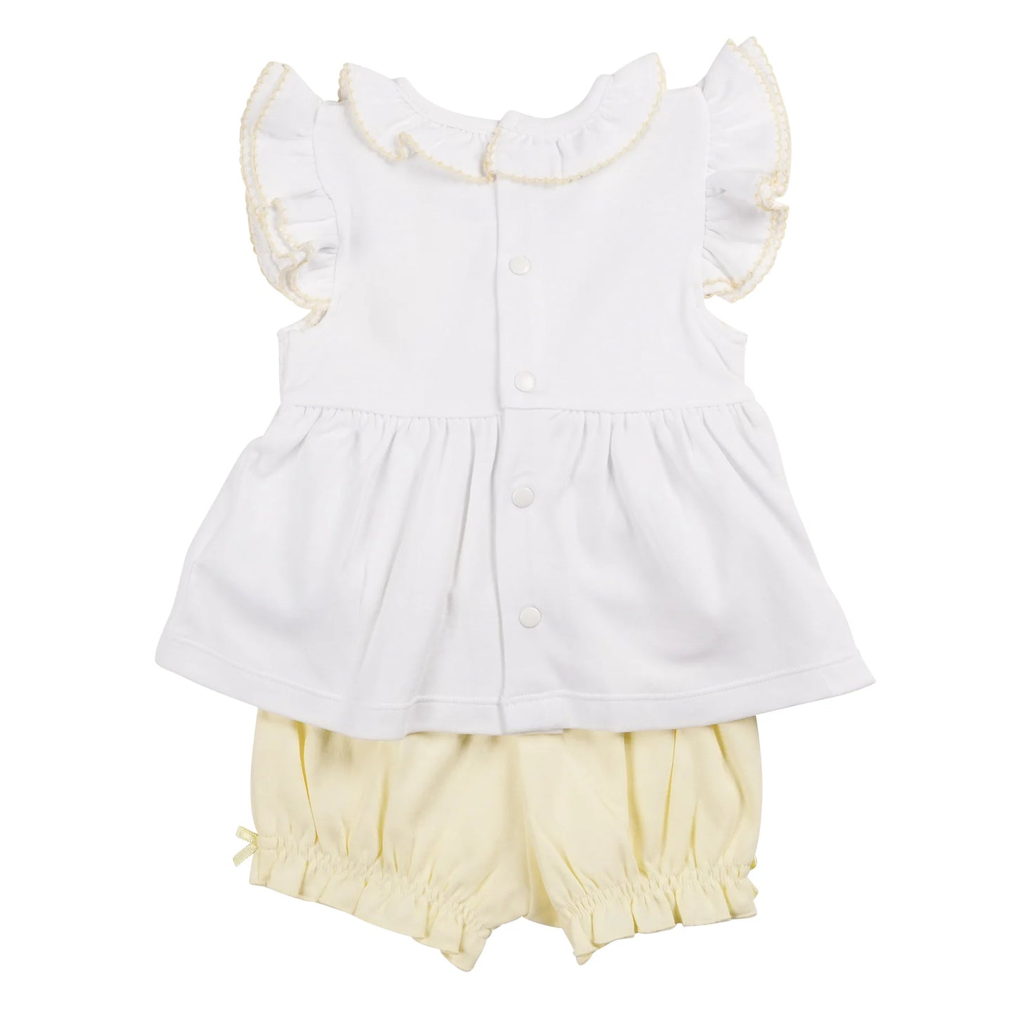Mintini Lemon Bow Bloomer Set