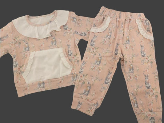 Pink Spring Bunny Outfit
