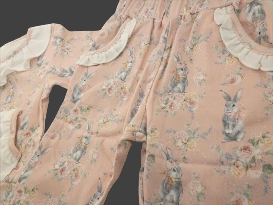 Pink Spring Bunny Outfit