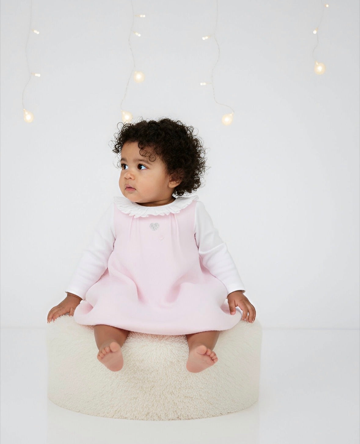 Pex Pink Diamanté Heart Dress
