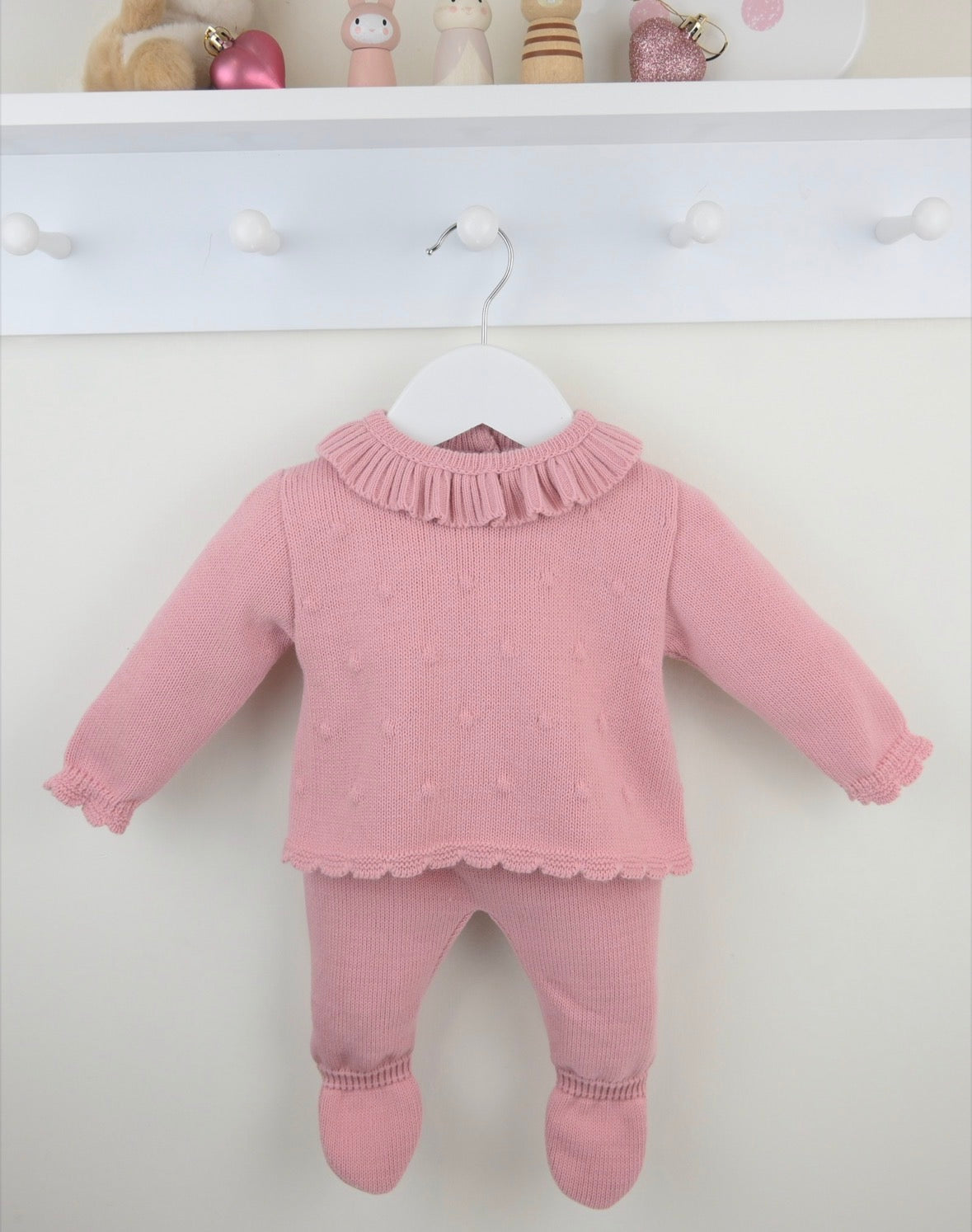 Pex Dusky Pink Carrie Knitted Outfit