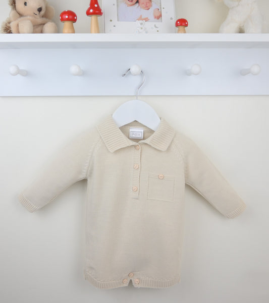 Preorder Pex Beige Louis Romper