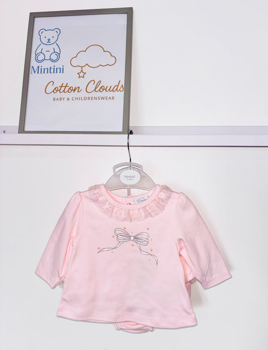 Mintini Pink Bow Jam Pant AW25 Set