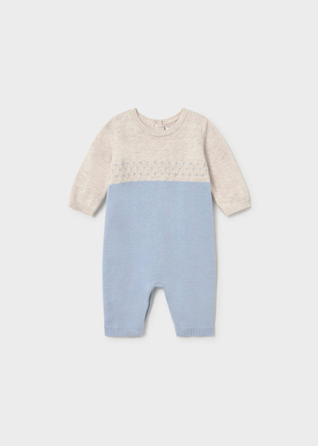 Mayoral Blue Tricot Romper