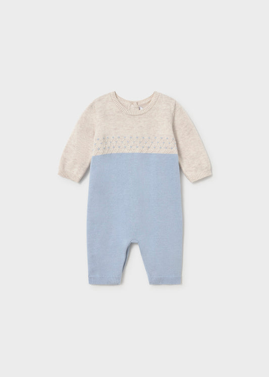 Mayoral Blue Tricot Romper