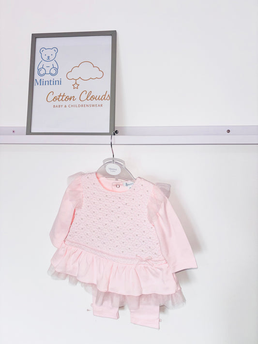 Mintini Pink Pearl Legging Set