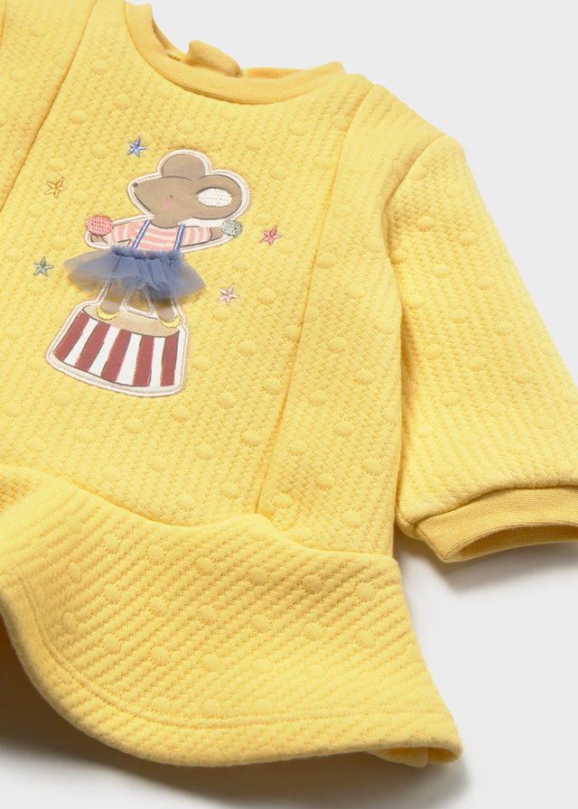 Mayoral Mouse Quilted Dress