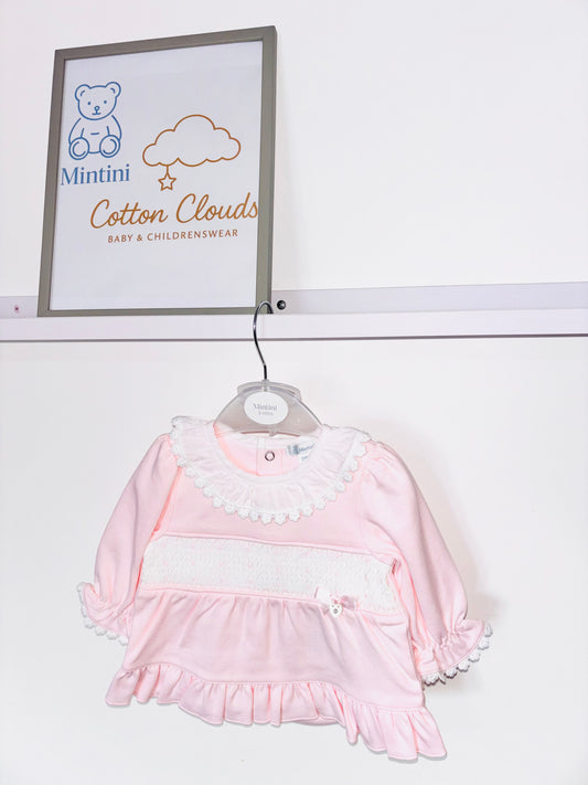 Mintini Pink Smock Jam Set AW25