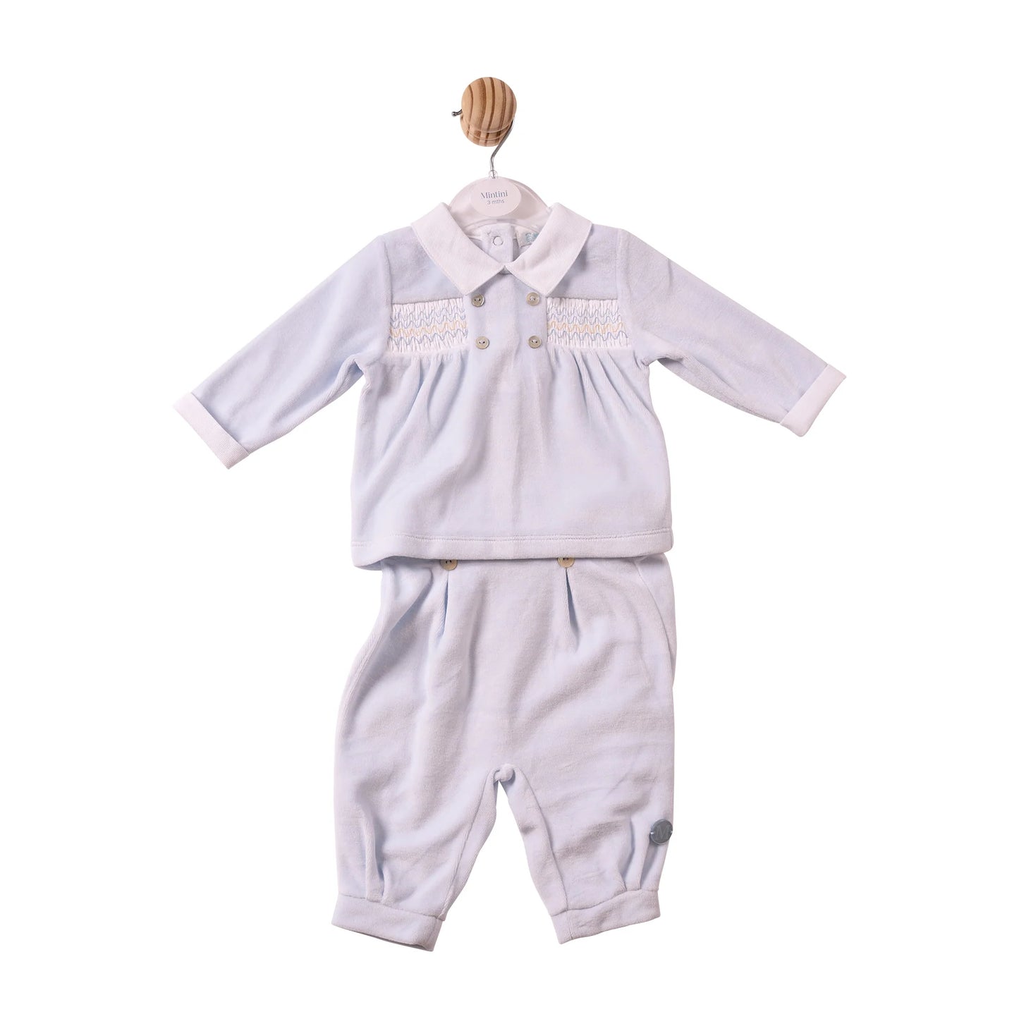 Mintini Blue Smock Top & Trouser