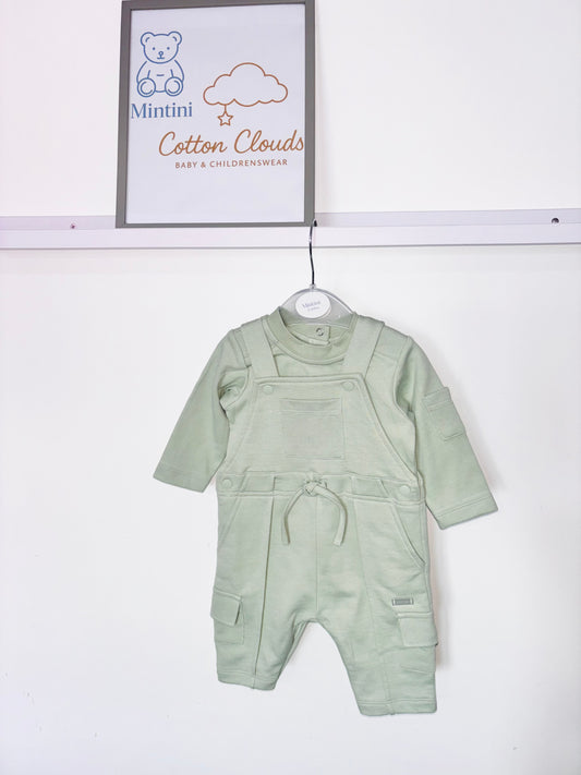 Mintini Sage Green Dungaree Set AW25