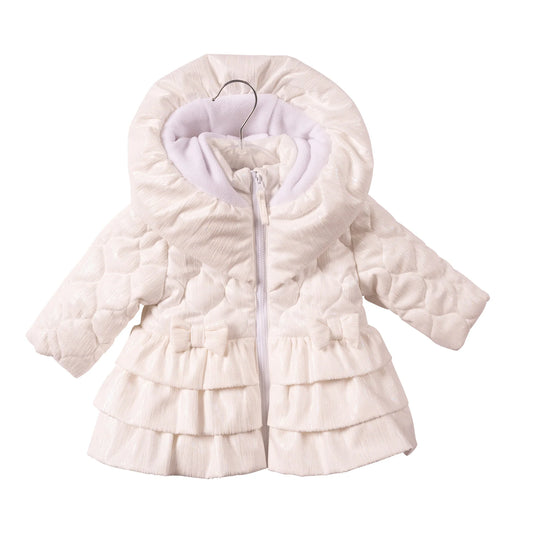 Mintini White Glitter Coat