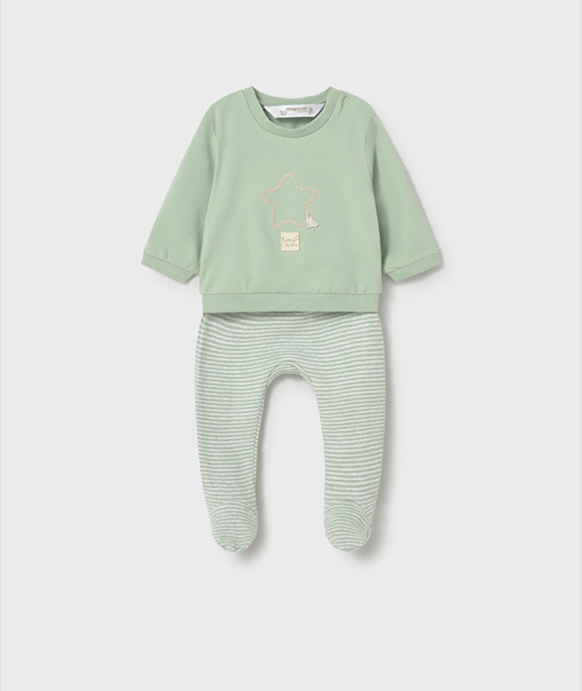 Mayoral Sage Green Trouser Outfit