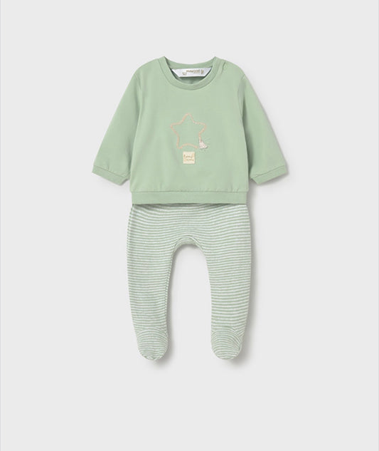 Mayoral Sage Green Trouser Outfit