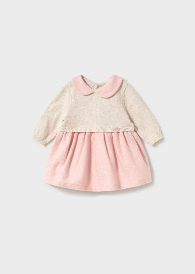 Mayoral Pink Knit Dress