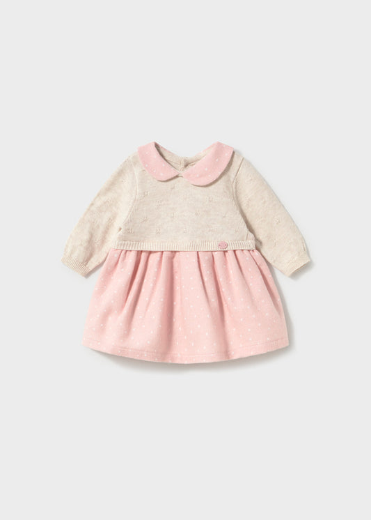 Mayoral Pink Knit Dress