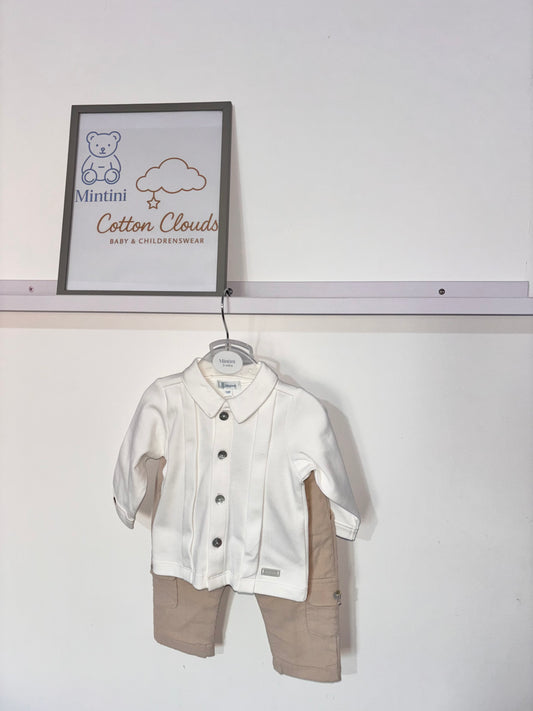 Mintini Beige AW25 Trouser Set