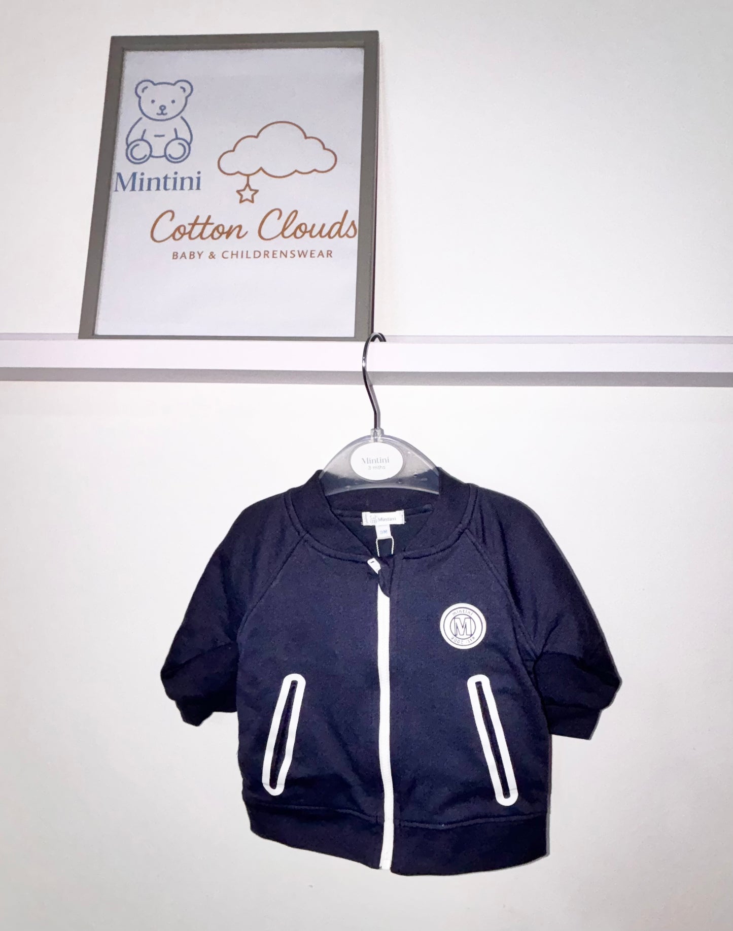 Mintini Navy Hoodie AW25
