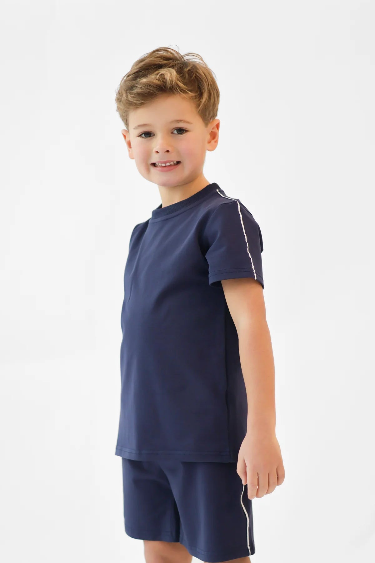 Harris Kids Eddie Navy Shorts Set