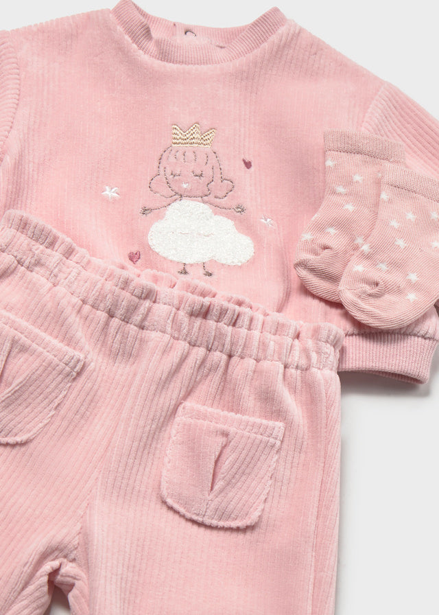 Mayoral Pink Princess Outfit & Socks
