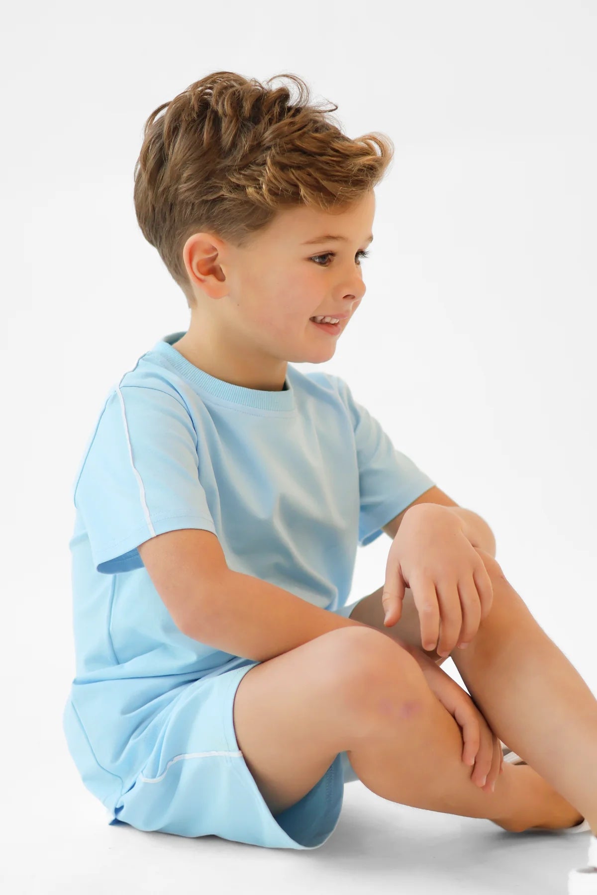 Harris Kids Eddie Blue Shorts Set