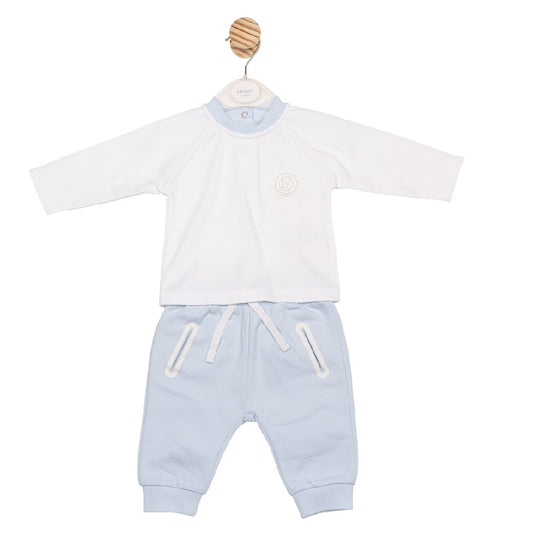 Mintini White Blue Jogset