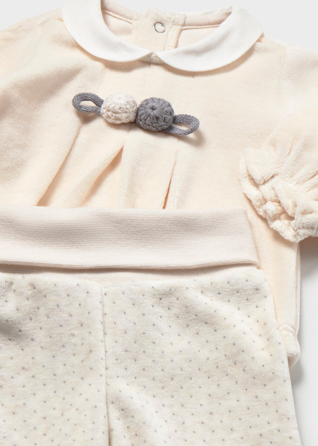 Mayoral Velour Trouser Set
