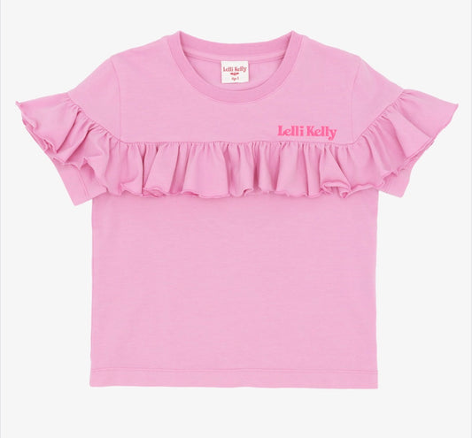 Lelli Kelly Pink Ruffle Top