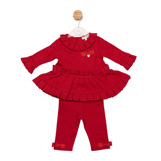 Mintini Red Tunic Set
