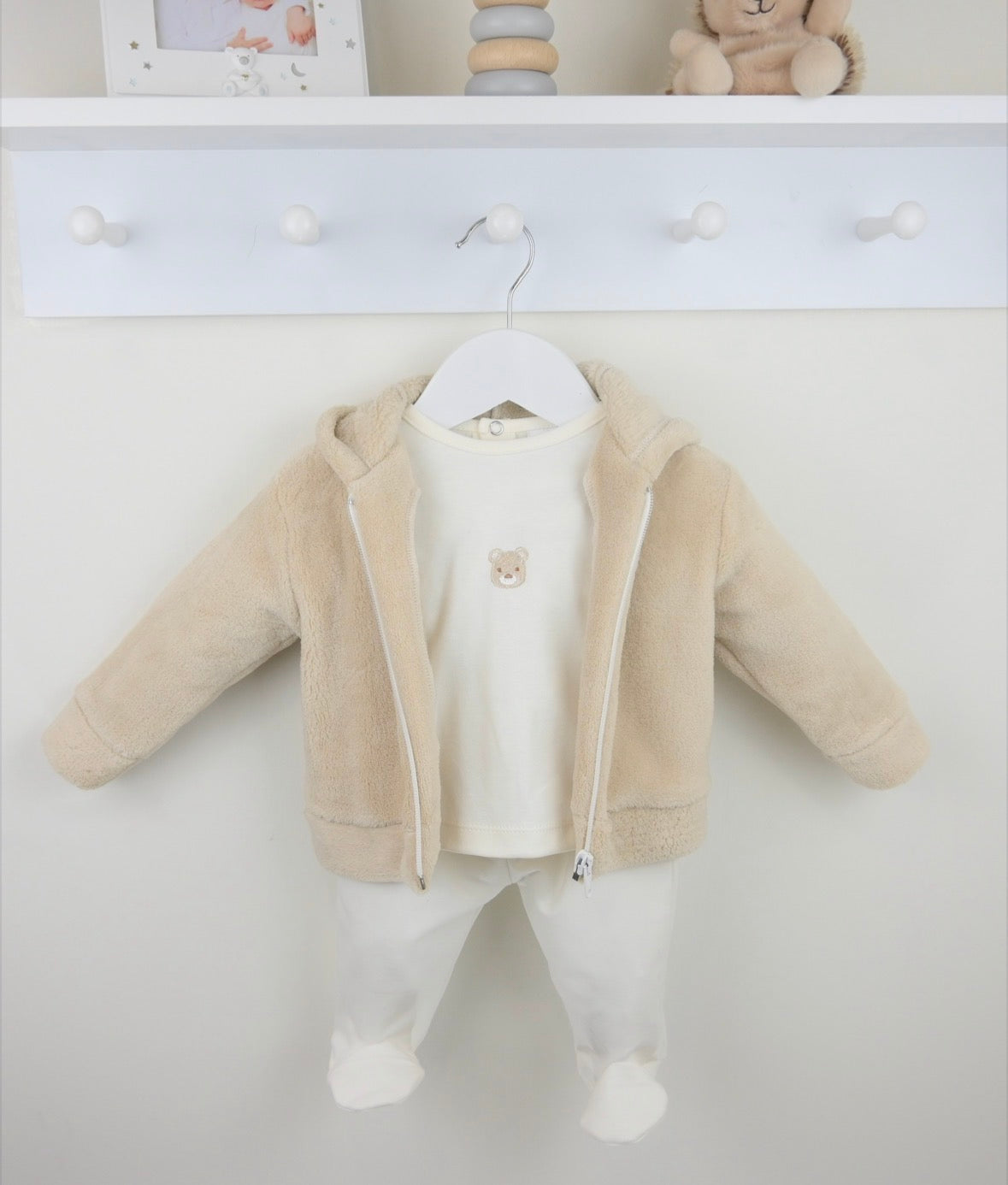 Pex Beige Snuggle 3 Piece Outfit