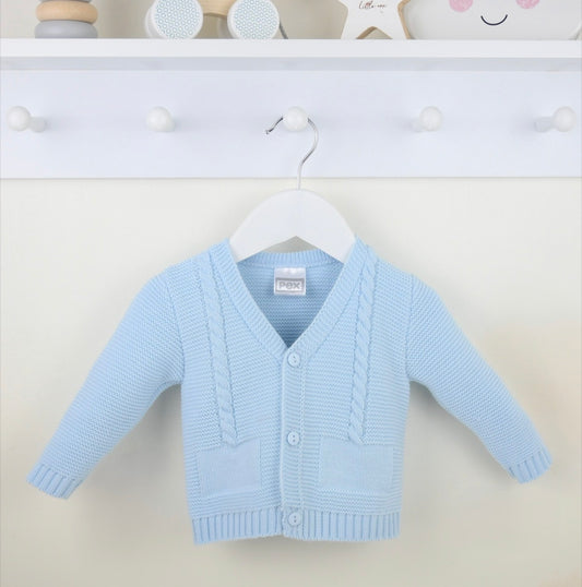 Pex Blue Fletcher Cardigan
