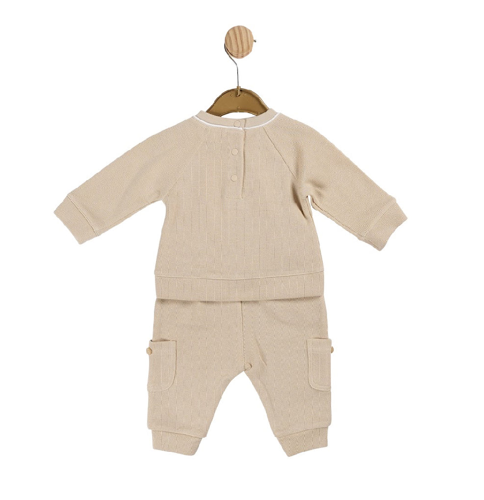 Mintini Beige Tricycle Jog Suit