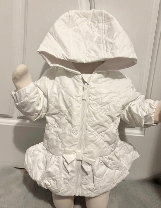 Mintini White Bow Coat SS26