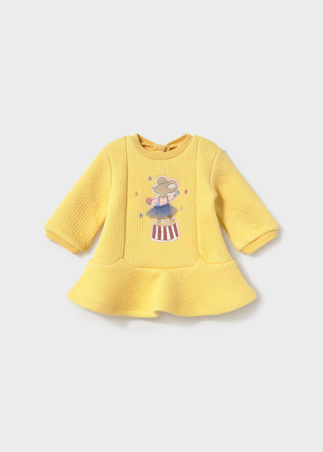 Mayoral Mouse Quilted Dress