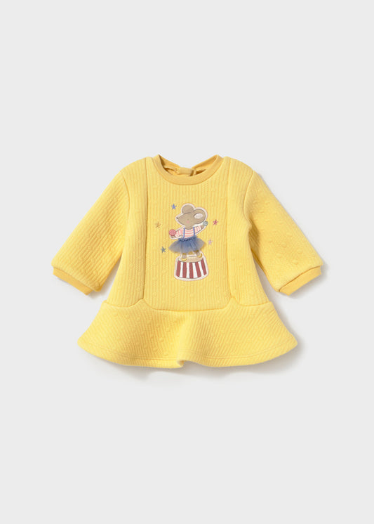 Mayoral Mouse Quilted Dress
