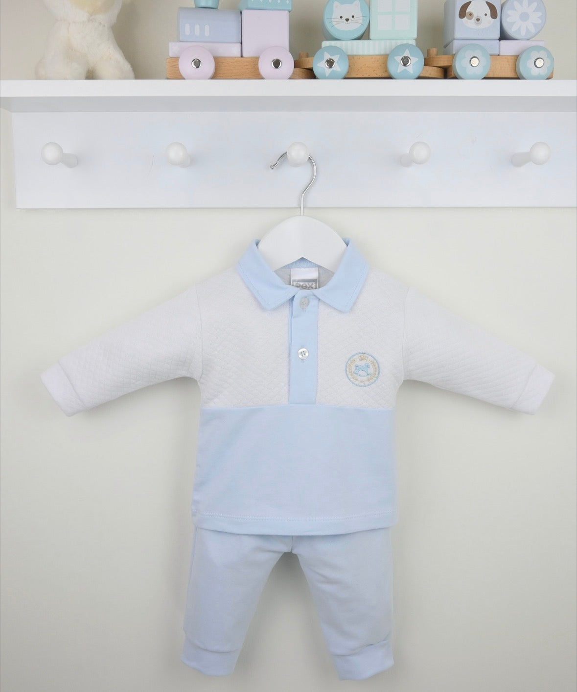 Pex Blue & White Jogsuit