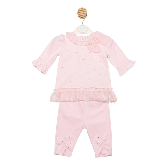Mintini Pink Bow Tunic Set