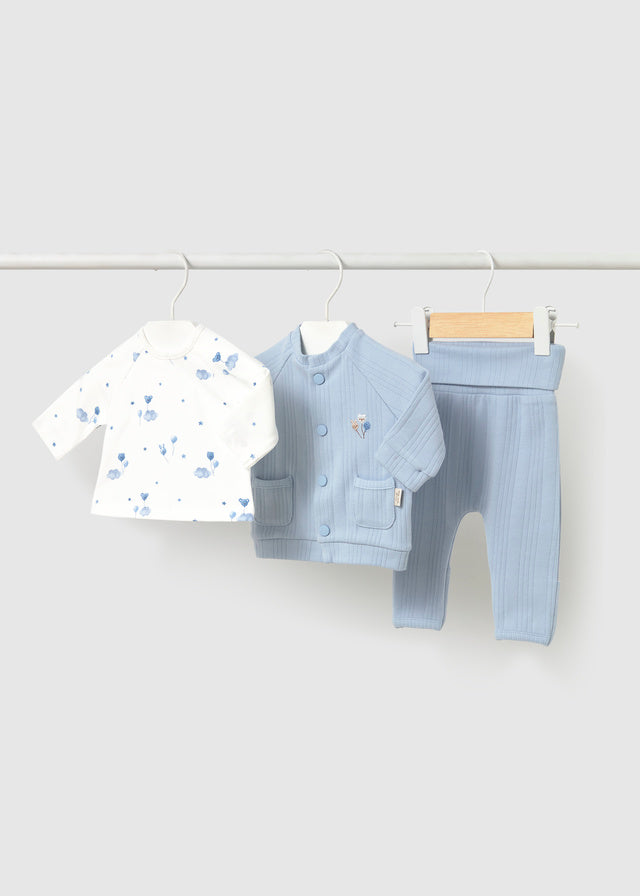 Mayoral Blue Balloon 3 Piece Outfit